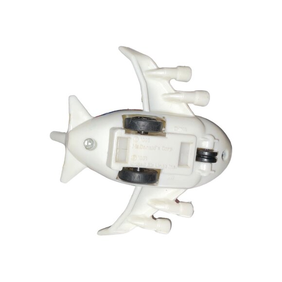 United Airlines McDonalds 1993 Ronald McDonald Airplane Toy Collectible - Picture 6 of 7